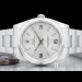 Rolex Oyster Perpetual 34 Argento Oyster Silver Lining Arabic 3-6-9 D 114200